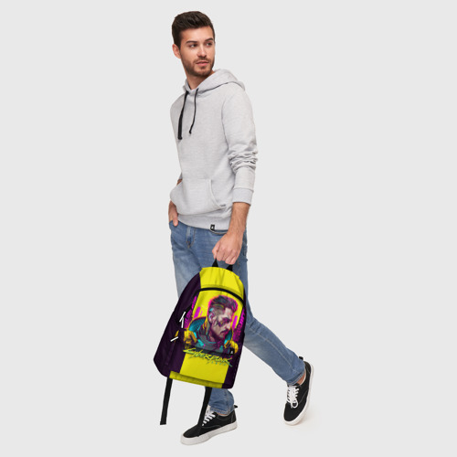 Рюкзак 3D с принтом Киберпанк 2077 Арт, фото #5