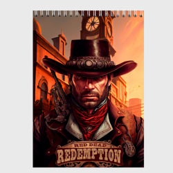 Скетчбук Red Dead Redemption 2 в стиле Стимпанк