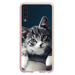 Милый любопытный котёнок – Чехол для Samsung A50 с принтом купить
