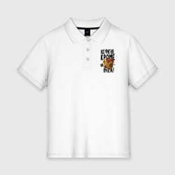 Женское поло хлопок Винни - пчелы