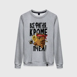 Женский свитшот хлопок Винни - пчелы