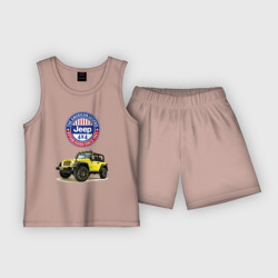 Детская пижама с шортами хлопок Chrysler jeep wrangler rubicon 