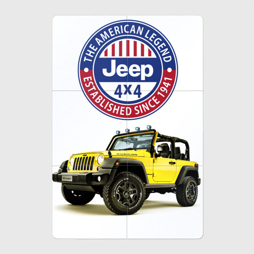 Магнитный плакат 2Х3 Chrysler jeep wrangler rubicon 