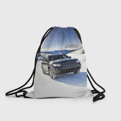 Рюкзак-мешок 3D Chrysler Jeep Cherokee в горах зимой