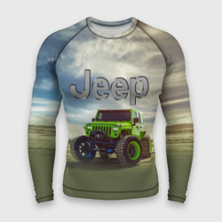 Мужской рашгард 3D Chrysler Jeep Rubicon в пустыне