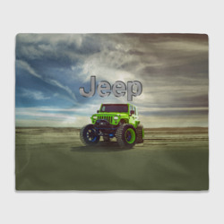 Плед 3D Chrysler Jeep Rubicon в пустыне