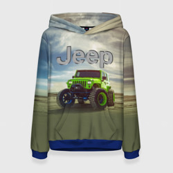 Женская толстовка 3D Chrysler Jeep Rubicon в пустыне