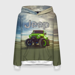 Женская толстовка 3D Chrysler Jeep Rubicon в пустыне