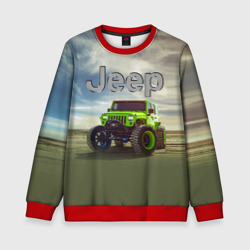 Детский свитшот 3D Chrysler Jeep Rubicon в пустыне