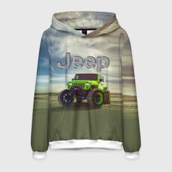 Мужская толстовка 3D Chrysler Jeep Rubicon в пустыне