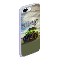 Чехол для iPhone 7Plus/8 Plus матовый Chrysler Jeep Rubicon в пустыне - фото 2