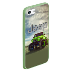 Чехол для iPhone 5/5S матовый Chrysler Jeep Rubicon в пустыне - фото 2