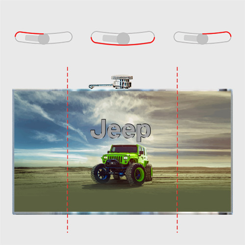 Фляга Chrysler Jeep Rubicon в пустыне - фото 5