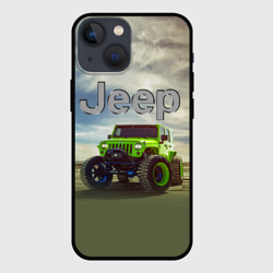 Чехол для iPhone 13 mini Chrysler Jeep Rubicon в пустыне