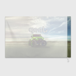 Флаг 3D Chrysler Jeep Rubicon в пустыне - фото 2