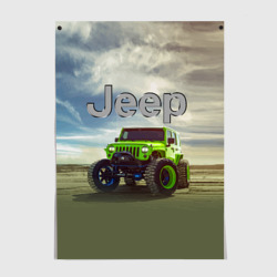 Постер Chrysler Jeep Rubicon в пустыне