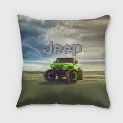 Подушка 3D Chrysler Jeep Rubicon в пустыне