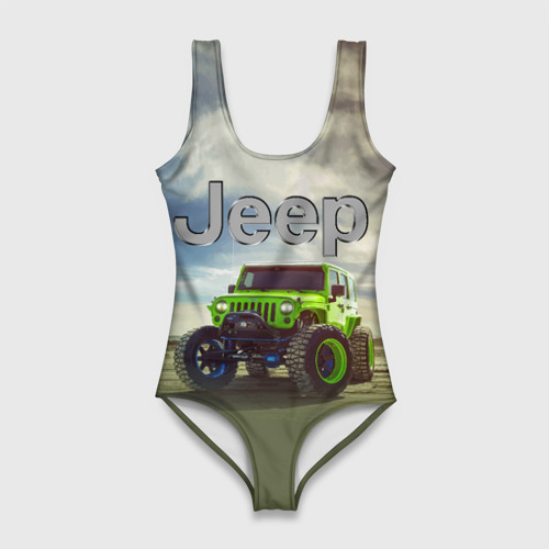 Женский купальник 3D Chrysler Jeep Rubicon в пустыне, цвет 3D печать