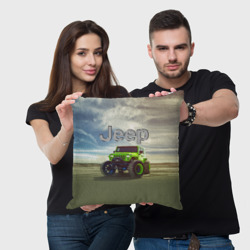 Подушка 3D Chrysler Jeep Rubicon в пустыне - фото 2