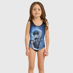 Детский купальник 3D Уэнсдей в платье