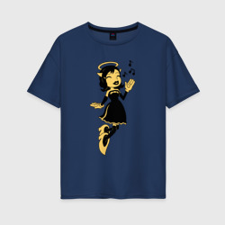Женская футболка хлопок Oversize Bendy - Ангел Алиса