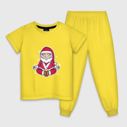 Детская пижама хлопок Санта релакс
