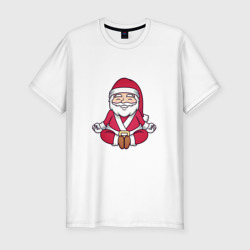 Мужская футболка хлопок Slim Санта релакс