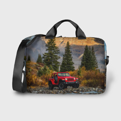 Сумка для ноутбука 3D Chrysler Jeep Wrangler Rubicon в горах