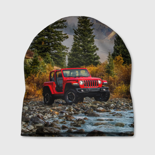 Шапка 3D Chrysler Jeep Wrangler Rubicon в горах