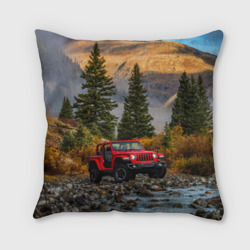 Подушка 3D Chrysler Jeep Wrangler Rubicon в горах