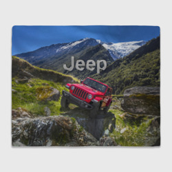 Плед 3D Chrysler Jeep Wrangler Rubicon - горы