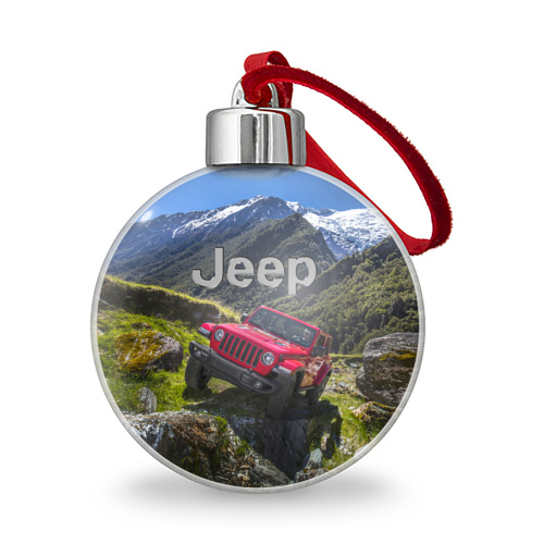Ёлочный шар Chrysler Jeep Wrangler Rubicon - горы