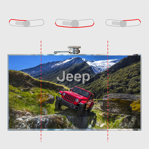 Фляга Chrysler Jeep Wrangler Rubicon - горы - фото 5