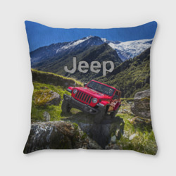 Подушка 3D Chrysler Jeep Wrangler Rubicon - горы