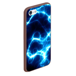 Чехол для iPhone 5/5S матовый Молния грозовая - электрические разряды - фото 2