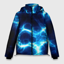 Мужская зимняя куртка 3D Молния грозовая - электрические разряды