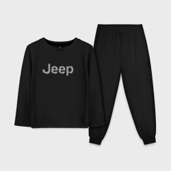 Детская пижама с лонгсливом хлопок Jeep - emblem