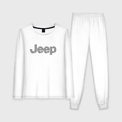 Женская пижама с лонгсливом хлопок Jeep - emblem