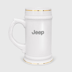Кружка пивная Jeep - emblem