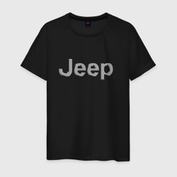 Мужская футболка хлопок Jeep - emblem