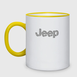 Кружка двухцветная Jeep - emblem