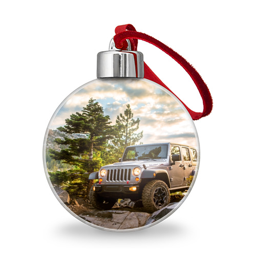 Ёлочный шар Chrysler Jeep Wrangler Rubicon на природе