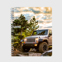 Тетрадь Chrysler Jeep Wrangler Rubicon на природе