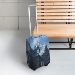 Чехол для чемодана 3D Уэнсдэй Аддамс - замок - фото 2