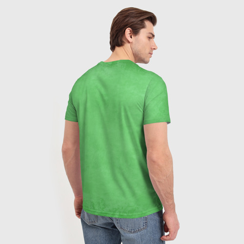 Мужская футболка 3D Поп ит единорог на траве, цвет 3D печать - фото 4