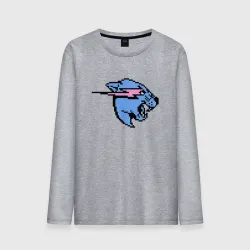 Мужской лонгслив хлопок Mr Beast арт