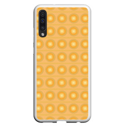 Желтые пузыри – Чехол для Samsung A50 с принтом купить