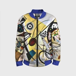 Детский бомбер 3D Поперечная линия - Василий Кандинский