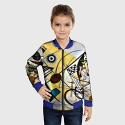 Детский бомбер 3D Поперечная линия - Василий Кандинский - фото 2