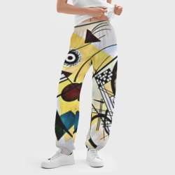 Женские джоггеры оверсайз 3D Поперечная линия - Василий Кандинский - фото 2